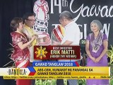 ABS-CBN,Humakot ng Parangal sa Gawad Tanglaw 2016