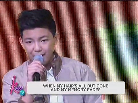 Darren Espanto sings Thinking Out Loud