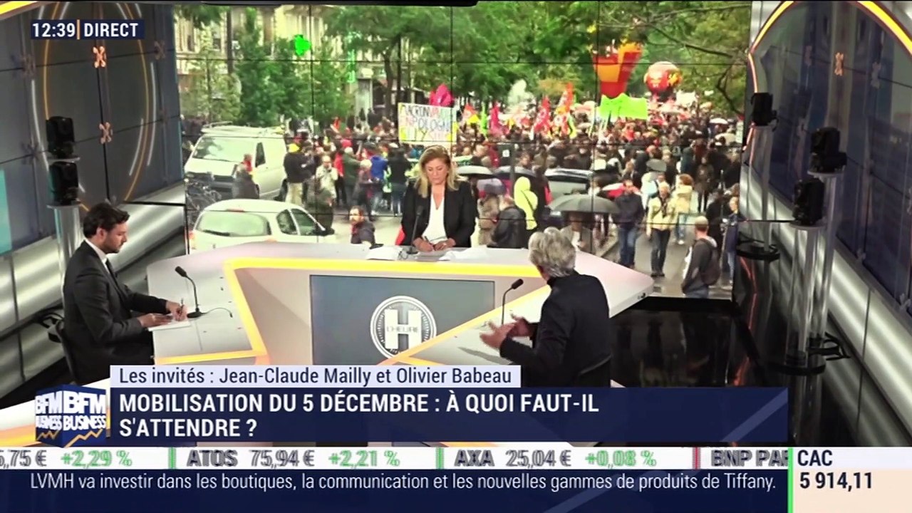 Olivier Babeau (Institut Sapiens) et Jean-Claude Mailly (Force Ouvrière) : Mobilisation du 5 décembre, à quoi faut-il s'attendre ? - 25/11