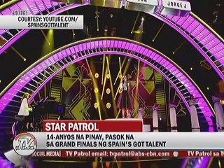 14-anyos na Pinay, pasok na sa grand finals ng Spain's Got Talent