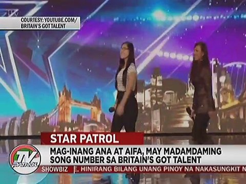Mag-inang Ana at Aifa, may madamdaming song number sa Britain's Got Talent