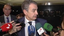 Zapatero confía en el éxito de un gobierno entre PSOE y Unidas Podemos