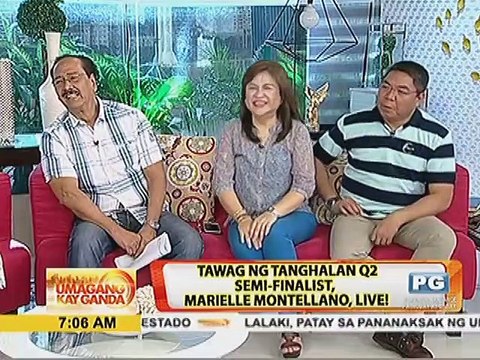 Tawag ng Tanghalan Cebu Belter , Marielle Montellano, live!