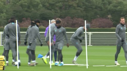 Mourinho leads Tottenham training ahead of Champions League return