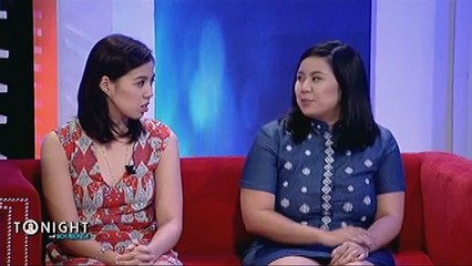 Tricia and Aika Robredo said they were first against about their mom Leni running for VP