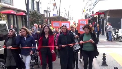 Sinop'lu kadınlar, kadına şiddete karşı yürüdü