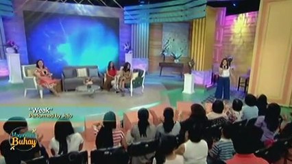 Kyla sings Weak