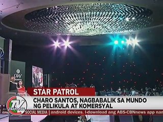 Charo Santos, nagbabalik sa mundo ng pelikula at komersyal