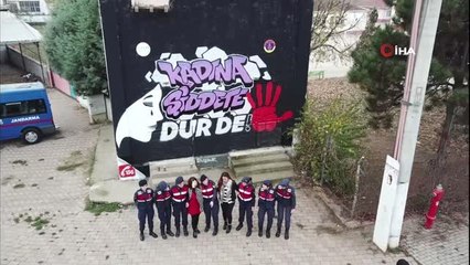 Kadın Astsubaylar, "kadına şiddete dur" dedi