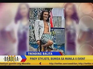 Pinoy stylists, bumida sa Manila X event