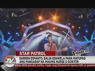 Darren Espanto, balik-eskwela para matupad ang pangarap na maging nurse o doktor