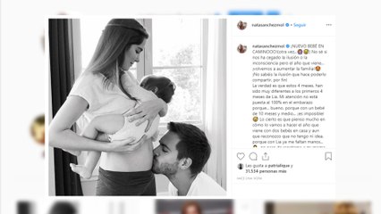 Natalia Sánchez y Marc Clotet esperan su segundo hijo