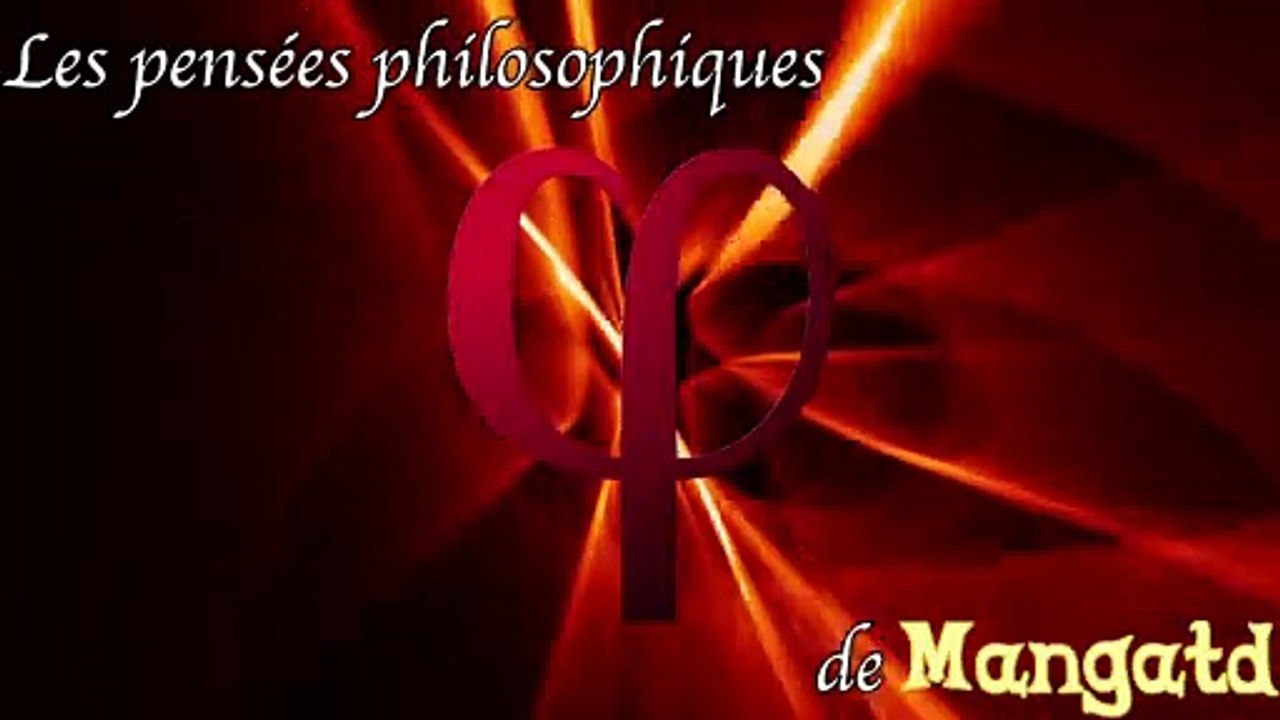 Les pensées philosophiques de Mangatd - 11 La Bible dit qu'elle ne sait pas nager