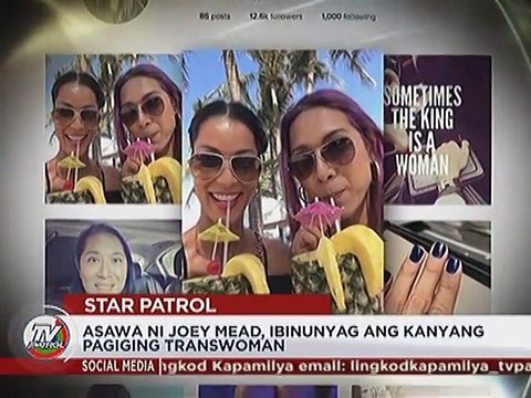 Asawa ni Joey Mead, ibinunyag ang kanyang pagiging transwoman