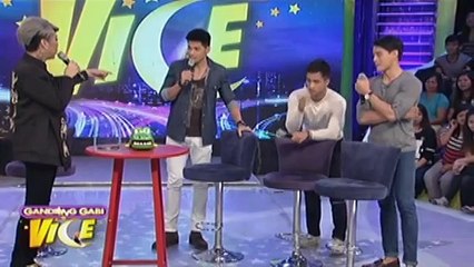 Vice, tinakot sina Vin, Vic at RK gamit ang ipis
