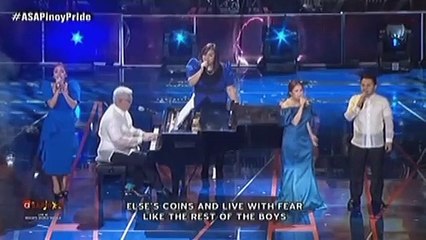 Jolina, Arnee, Radha and Von sing ""Paraiso"" on #ASAPinoy