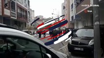 İstanbul'da korkunç olay!  2 kişi binanın 5. katından aşağıya düştü