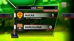 Resultado de la primera fecha de los playoff de la Liga Pro entre Aucas vs Barcelona