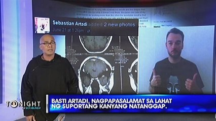 Basti Artadi thanks all those who heeded his call for help