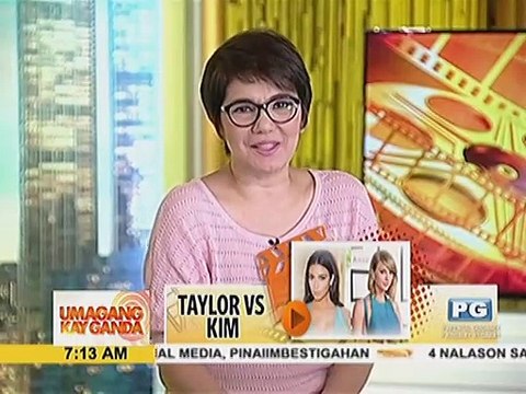 Taylor Swift at Kim Kardashian, nagkainitan sa social media