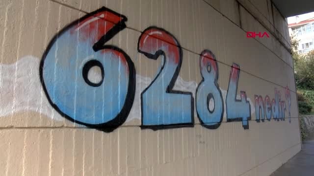 Kadınlar kendilerini koruyan 6284 nolu yasa için sokağa çıktı