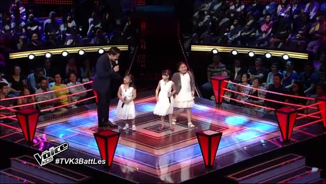 The Voice Kids Philippines Battle Rounds 2016: Rain byFaye, Eleana & Yessha