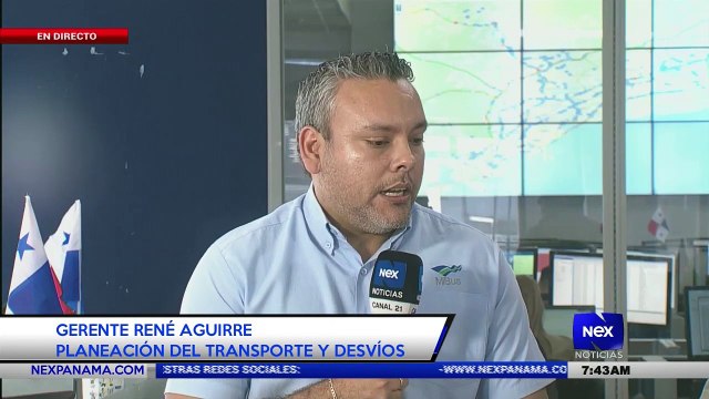 Entrevista a René Aguirre Gerente de Planificación de Mibus - Nex Noticias