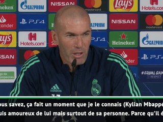 Groupe A - Zidane : "Je suis amoureux d'Mbappé"