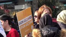 Samsun'da 'Kadına şiddete hayır' yürüyüşü