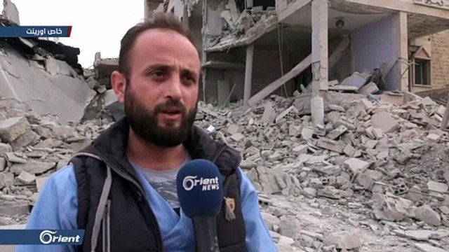 طيران الاحتلال الروسي يستهدف مشفى كيوان في بلدة كنصفرة جنوب إدلب