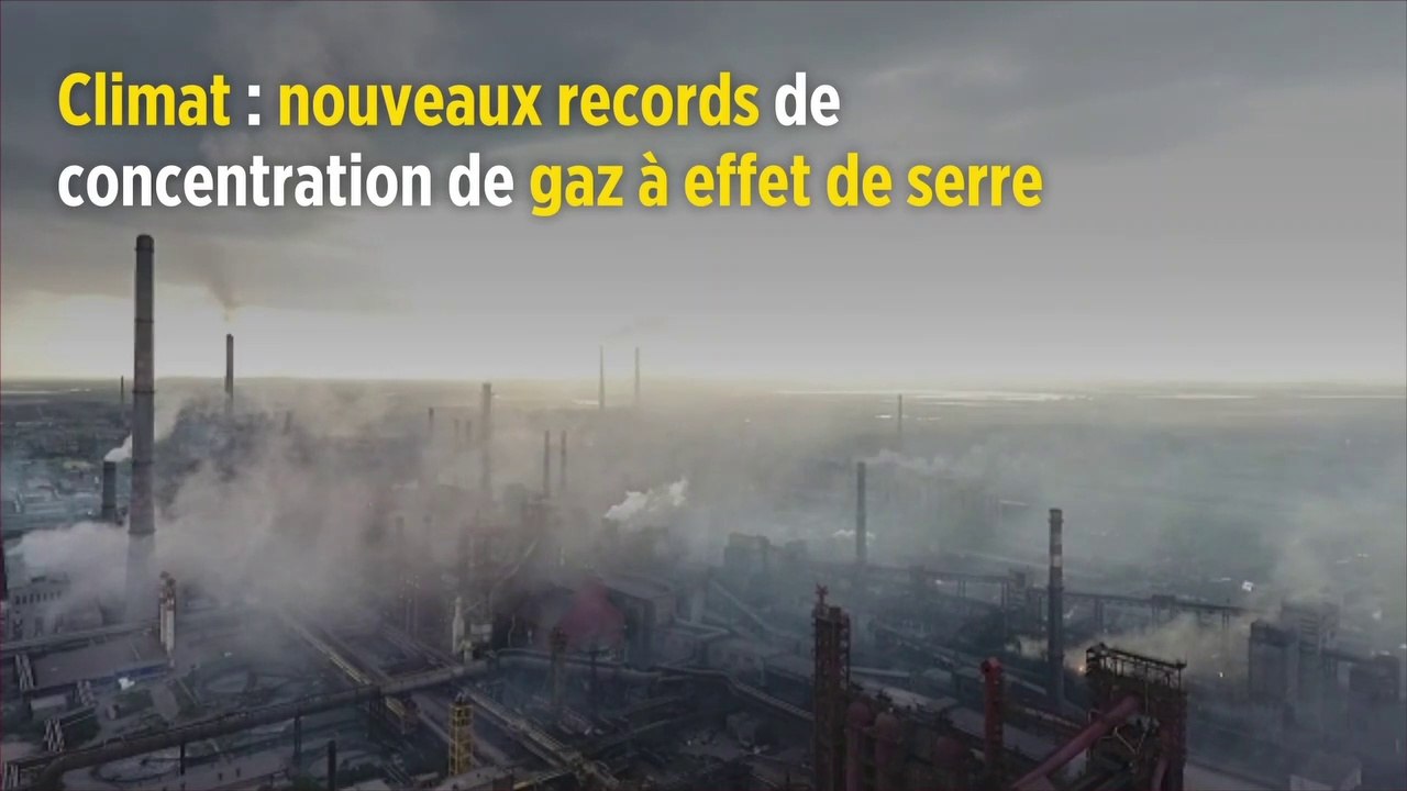 Climat : nouveaux records de concentration de g...