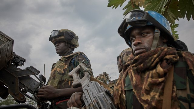 UN troops open fire on protesters storming DRC base