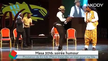 Amiral Enk2k prestation au Masa 2016 sketch 'un mari pour ma fille'