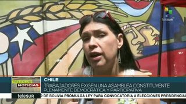 CUT de Chile repite el paro pues el pdte. Piñera no escucha reclamos