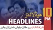ARYNews Headlines | CM Buzdar calls on PM Imran Khan | 10PM | 25 NOV 2019