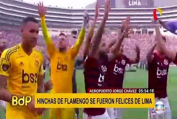 Hinchas de River y Flamengo retornaron a sus países agradecidos con el Perú