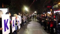 Kocaeli'de kadınlar, kadına şiddete karşı yürüdü