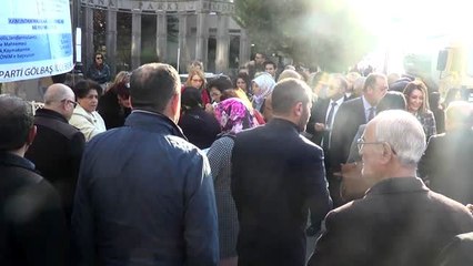 İYİ Parti üyeleri, Gölbaşı'nda kadına yönelik şiddete dikkat çekti