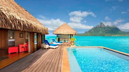 These Gorgeous Over-water Villas in Bora Bora Come With See-through Floors and Butler Service