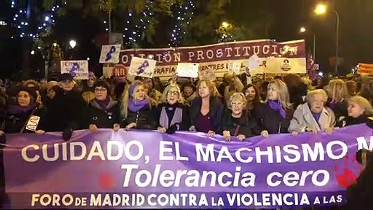 Manifestación del 25N en Madrid