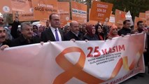 Afyonkarahisar'da Kadına Yönelik Şiddete karşı yürüyüş
