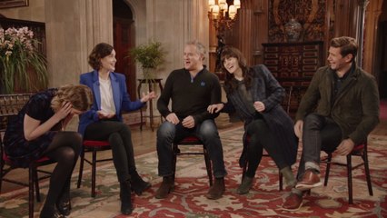 Exclusive: The Downton Abbey Cast Break Down That "Rather Splendid" Ballroom Scene