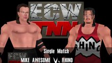 ECW Barely Legal Mod Matches Mike Awesome vs Rhino