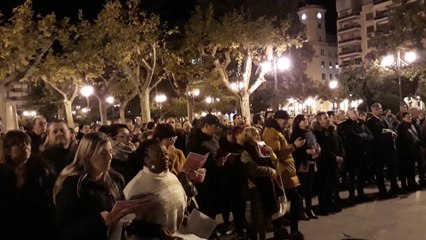 Concentración en Logroño contra la violencia de género