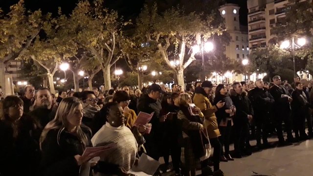 Concentración en Logroño contra la violencia de género