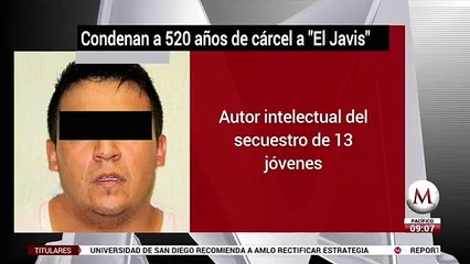 Dan 520 años de carcel a 'El Javi' por secuestro de 13 jovenes en bar Heaven