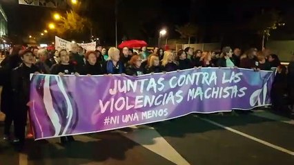 Manifestación del 25N en Murcia