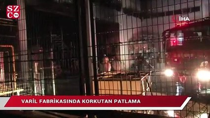 Varil fabrikasında korkutan patlama!
