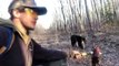 Hand Feeding a Wild Bear