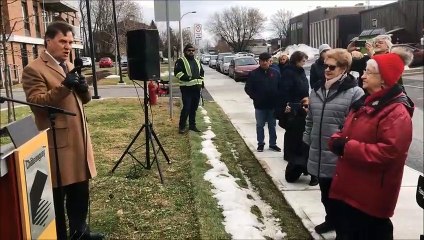 Inauguration de la rue De Gaspé Ouest à Châteauguay